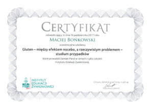 certyfikat