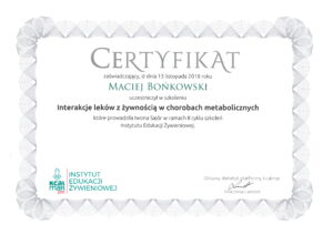 certyfikat