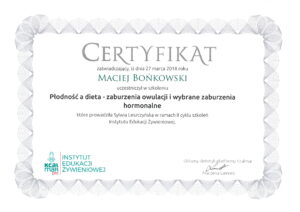 certyfikat