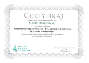 certyfikat