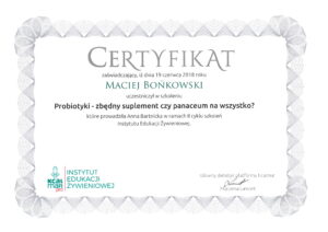 certyfikat