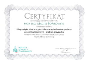 certyfikat
