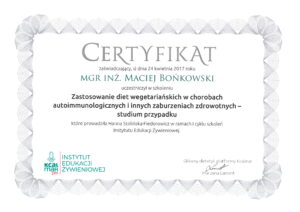 certyfikat
