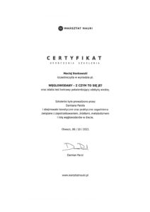 certyfikat